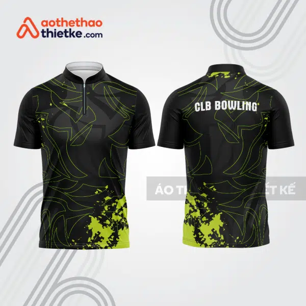 Mẫu thiết kế áo khóa kéo đồng phục CLB bowling bl159