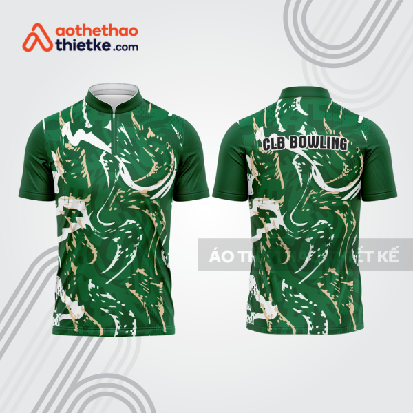 Mẫu thiết kế áo khóa kéo đồng phục CLB bowling bl160