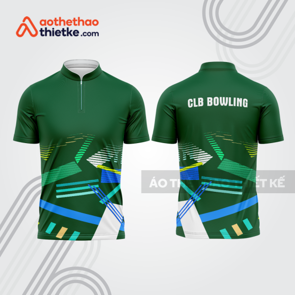 Mẫu thiết kế áo khóa kéo đồng phục CLB bowling bl162