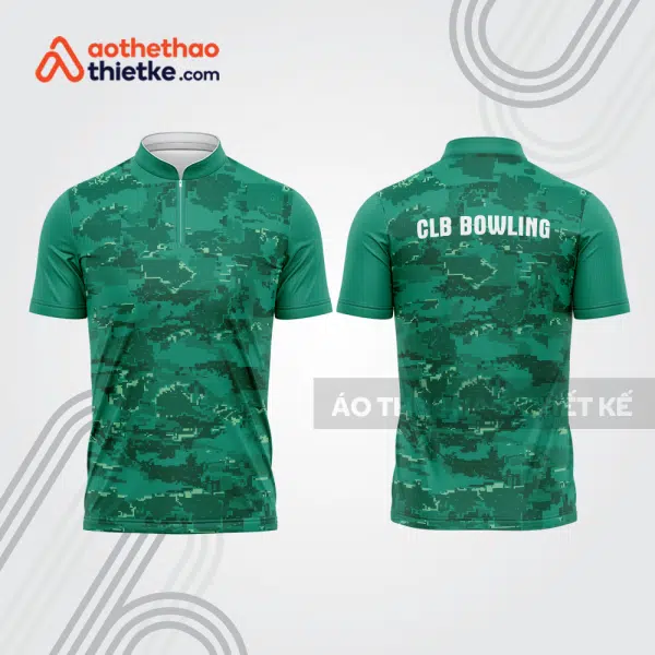 Mẫu thiết kế áo khóa kéo đồng phục CLB bowling bl163