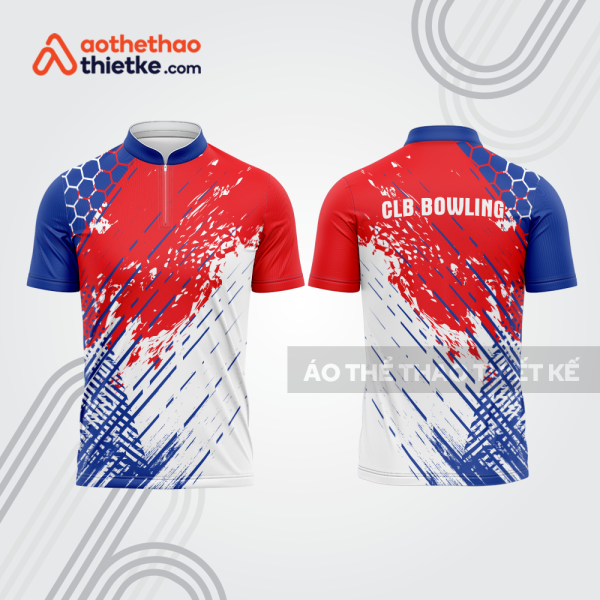 Mẫu thiết kế áo khóa kéo đồng phục CLB bowling bl164