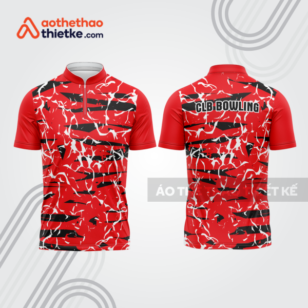 Mẫu thiết kế áo khóa kéo đồng phục CLB bowling bl172