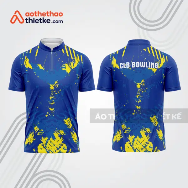 Mẫu thiết kế áo khóa kéo đồng phục CLB bowling bl174