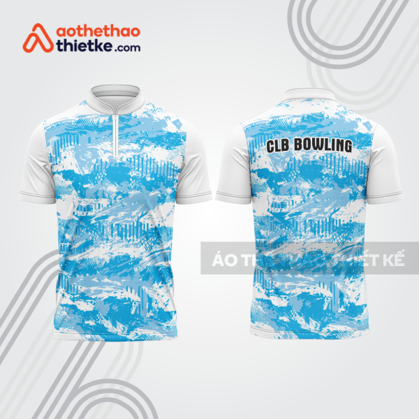 Mẫu thiết kế áo khóa kéo đồng phục CLB bowling bl176
