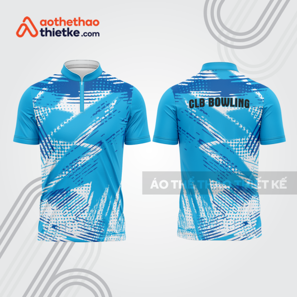 Mẫu thiết kế áo khóa kéo đồng phục CLB bowling bl179