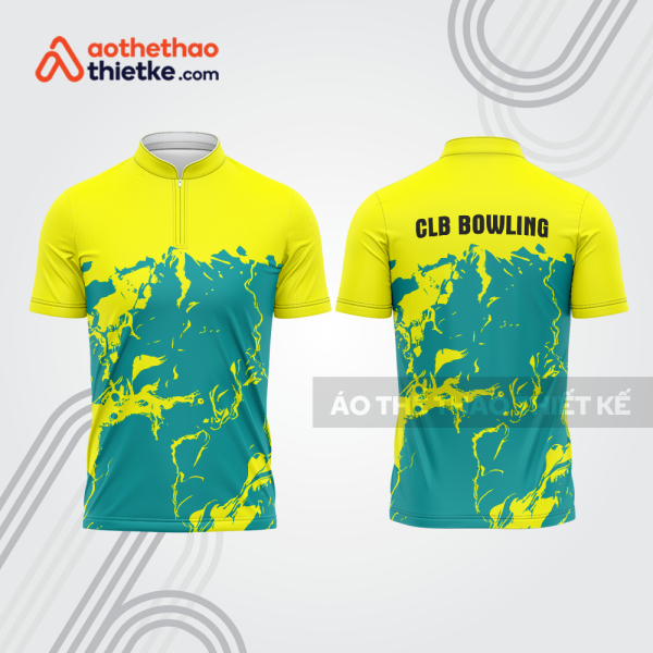 Mẫu thiết kế áo khóa kéo đồng phục CLB bowling bl181