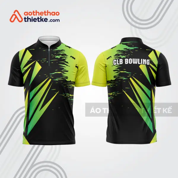 Mẫu thiết kế áo khóa kéo đồng phục CLB bowling bl186