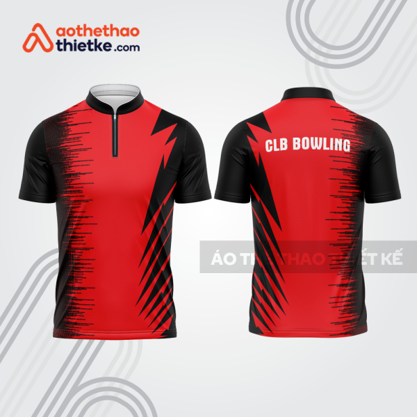 Mẫu thiết kế áo khóa kéo đồng phục CLB bowling bl188