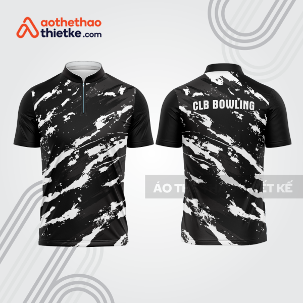 Mẫu thiết kế áo khóa kéo đồng phục CLB bowling bl191