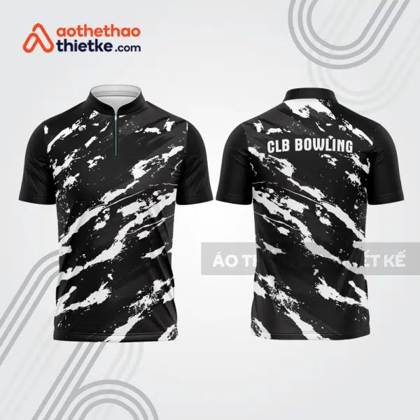 Mẫu thiết kế áo khóa kéo đồng phục CLB bowling bl191