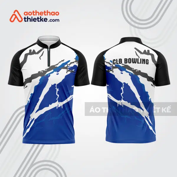 Mẫu thiết kế áo khóa kéo đồng phục CLB bowling bl192
