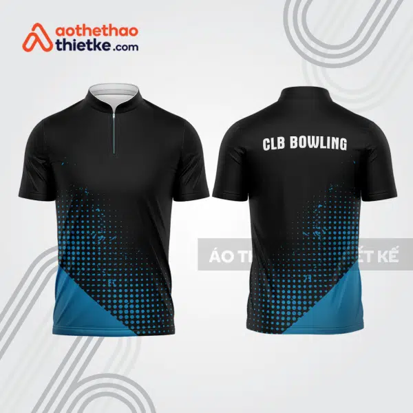Mẫu thiết kế áo khóa kéo đồng phục CLB bowling bl193