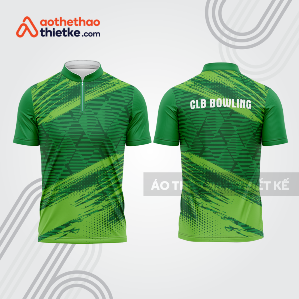 Mẫu thiết kế áo khóa kéo đồng phục CLB bowling bl195