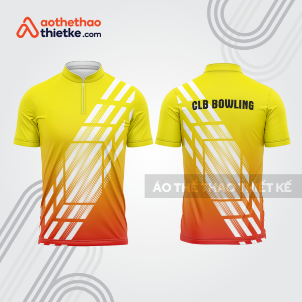 Mẫu thiết kế áo khóa kéo đồng phục CLB bowling bl196