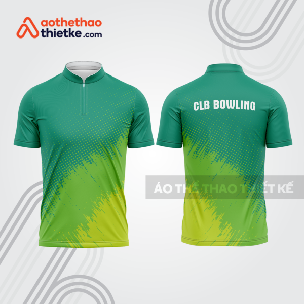 Mẫu thiết kế áo khóa kéo đồng phục CLB bowling bl197