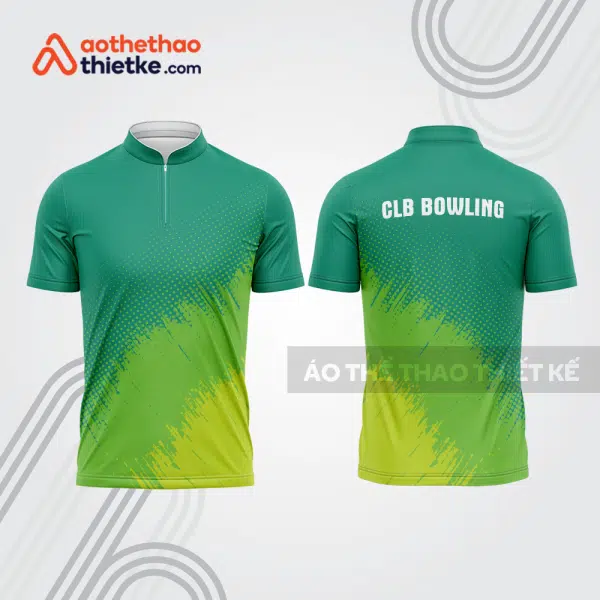 Mẫu thiết kế áo khóa kéo đồng phục CLB bowling bl197