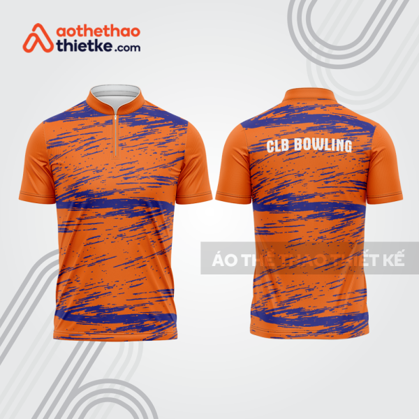 Mẫu thiết kế áo khóa kéo đồng phục CLB bowling bl200