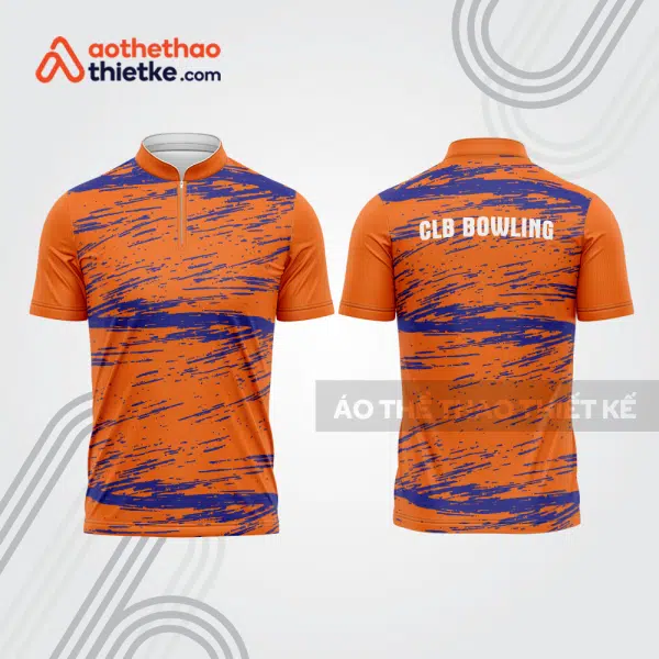 Mẫu thiết kế áo khóa kéo đồng phục CLB bowling bl200