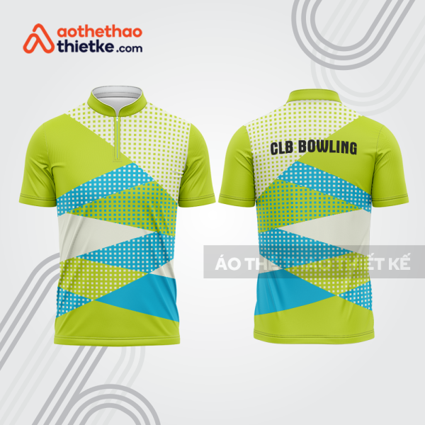 Mẫu thiết kế áo khóa kéo đồng phục CLB bowling bl201