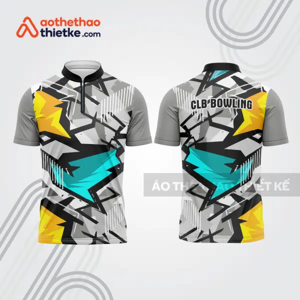 Mẫu thiết kế áo khóa kéo đồng phục CLB bowling bl205