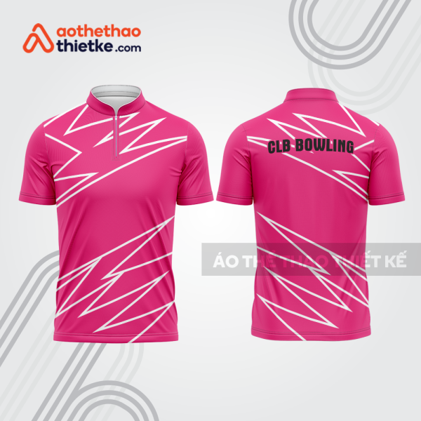 Mẫu thiết kế áo khóa kéo đồng phục CLB bowling bl207