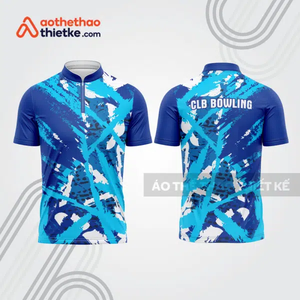 Mẫu thiết kế áo khóa kéo đồng phục CLB bowling bl208