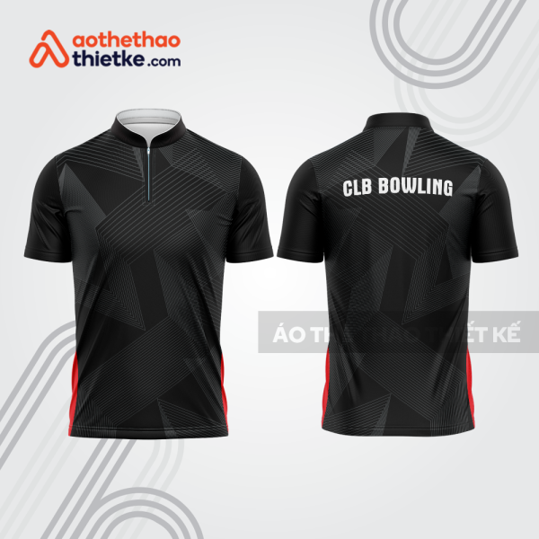 Mẫu thiết kế áo khóa kéo đồng phục CLB bowling bl210