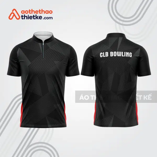 Mẫu thiết kế áo khóa kéo đồng phục CLB bowling bl210