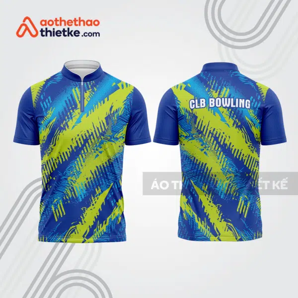 Mẫu thiết kế áo khóa kéo đồng phục CLB bowling bl211