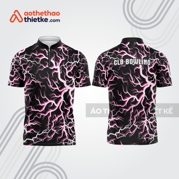 Mẫu thiết kế áo khóa kéo đồng phục CLB bowling bl212
