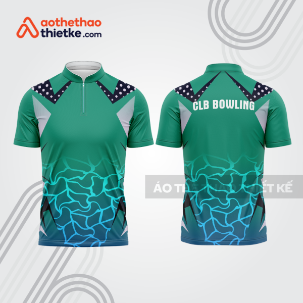 Mẫu thiết kế áo khóa kéo đồng phục CLB bowling bl214