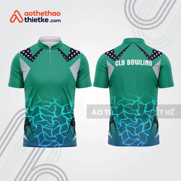 Mẫu thiết kế áo khóa kéo đồng phục CLB bowling bl214