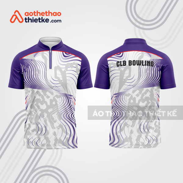 Mẫu thiết kế áo khóa kéo đồng phục CLB bowling bl219