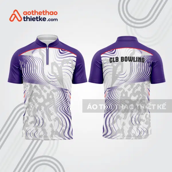 Mẫu thiết kế áo khóa kéo đồng phục CLB bowling bl219