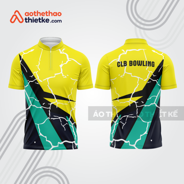Mẫu thiết kế áo khóa kéo đồng phục CLB bowling bl220