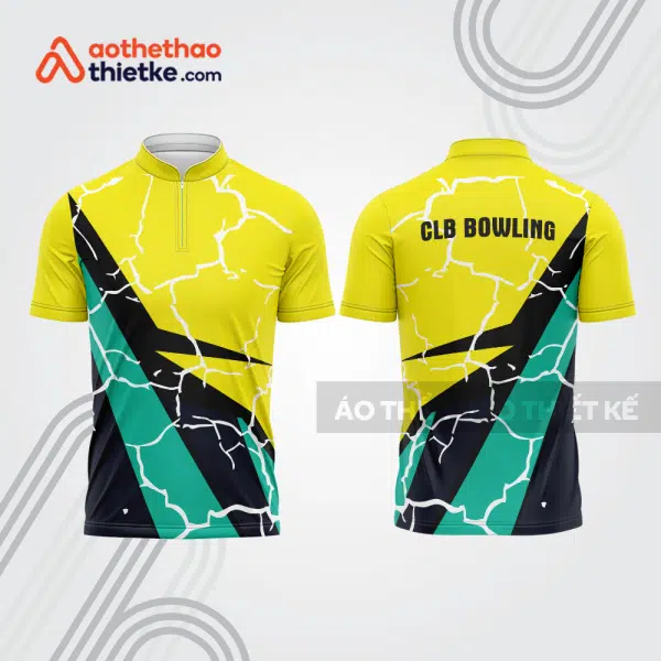 Mẫu thiết kế áo khóa kéo đồng phục CLB bowling bl220