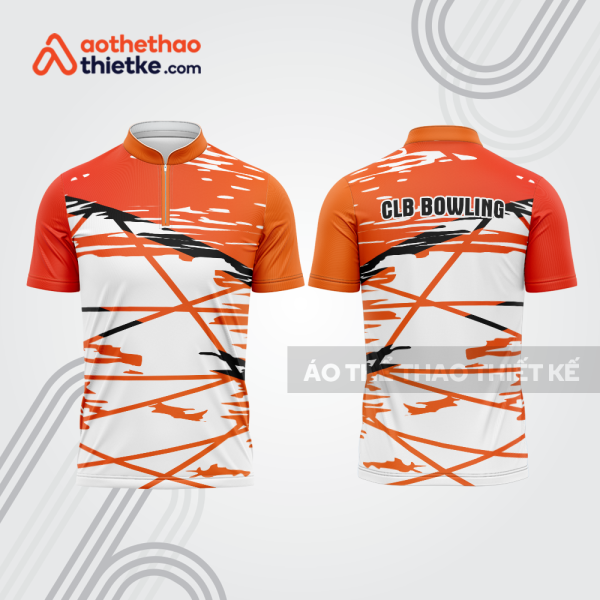 Mẫu thiết kế áo khóa kéo đồng phục CLB bowling bl221