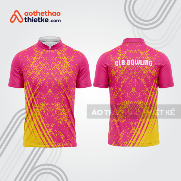 Mẫu thiết kế áo khóa kéo đồng phục CLB bowling bl222