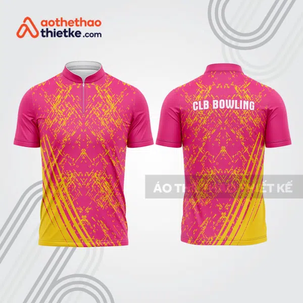 Mẫu thiết kế áo khóa kéo đồng phục CLB bowling bl222