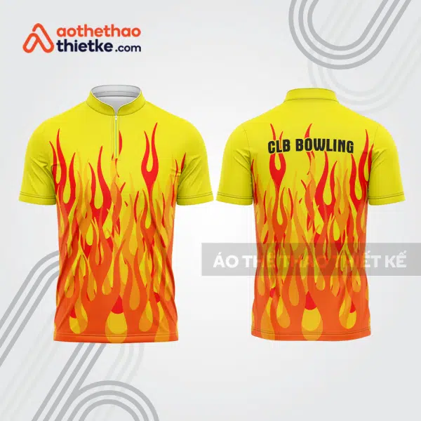 Mẫu thiết kế áo khóa kéo đồng phục CLB bowling bl224