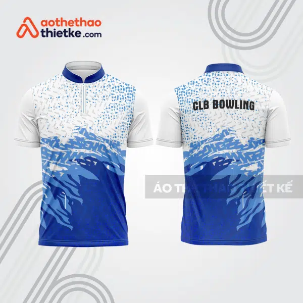 Mẫu thiết kế áo khóa kéo đồng phục CLB bowling bl229