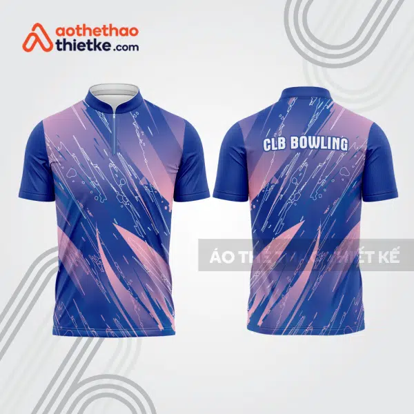 Mẫu thiết kế áo khóa kéo đồng phục CLB bowling bl230