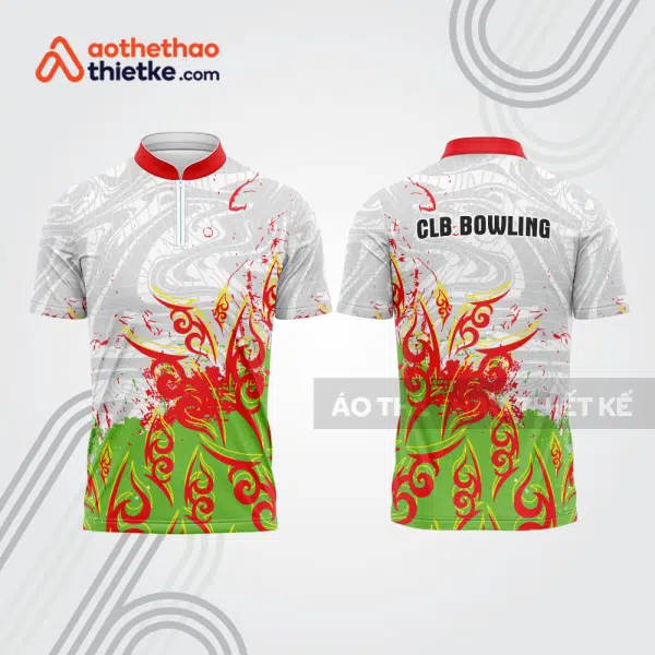 Mẫu thiết kế áo khóa kéo đồng phục CLB bowling bl233