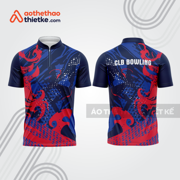 Mẫu thiết kế áo khóa kéo đồng phục CLB bowling bl239