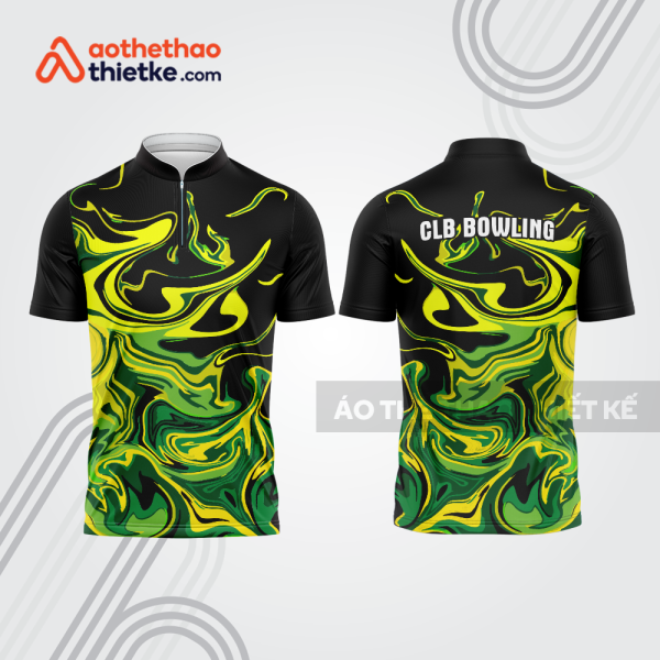 Mẫu thiết kế áo khóa kéo đồng phục CLB bowling bl246