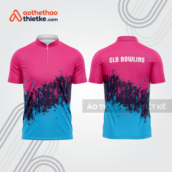 Mẫu thiết kế áo khóa kéo đồng phục CLB bowling bl248