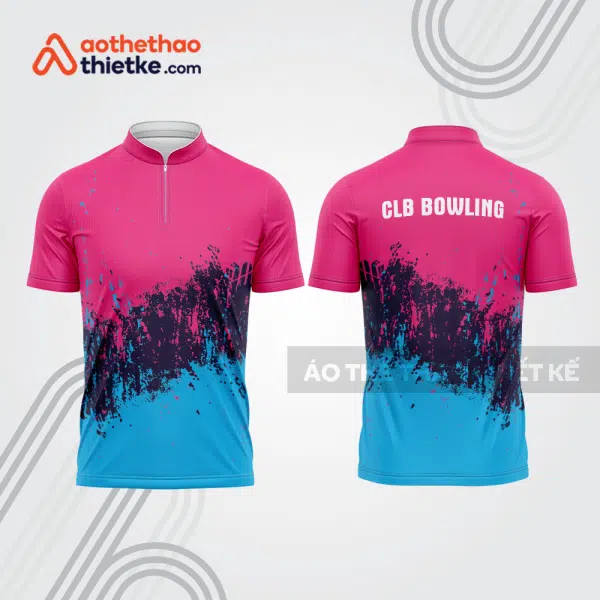 Mẫu thiết kế áo khóa kéo đồng phục CLB bowling bl248