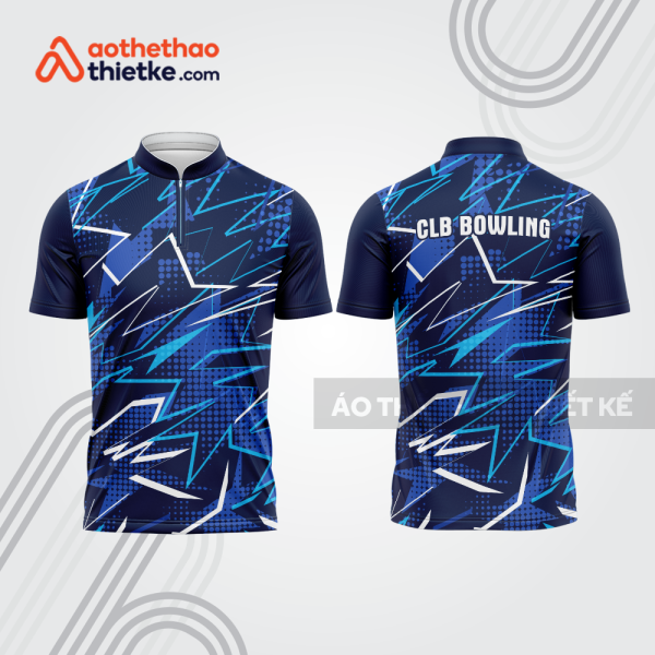 Mẫu thiết kế áo khóa kéo đồng phục CLB bowling bl250