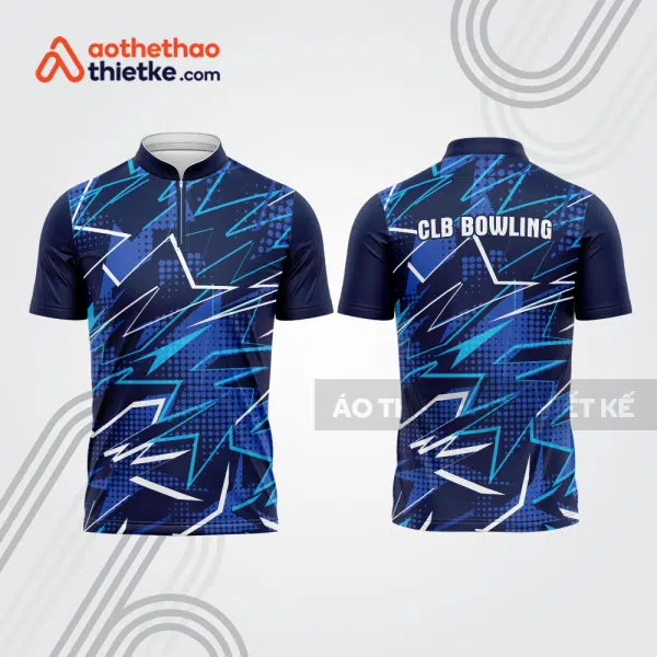 Mẫu thiết kế áo khóa kéo đồng phục CLB bowling bl250