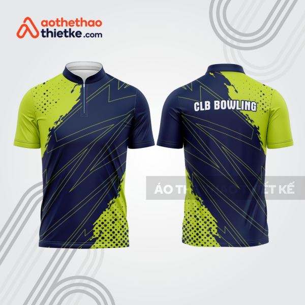Mẫu thiết kế áo khóa kéo đồng phục CLB bowling bl251